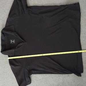 Womens plus size black short sleeve top.